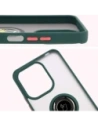 Hurtownia GSM - Etui s úchytem na prst Bizon Case Hybrid Ring pro Xiaomi Redmi 13 4G kouřové s tmavě zeleným rámečkem - BIZ6955 - {ean13} - Hurt