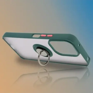 Hurtownia GSM - Bizon Case Hybrid Ring Xiaomi Redmi 13 4G füstös sötétzöld kerettel - BIZ6955 - {ean13} - Hurt