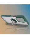Wholesale Bizon Case Hybrid Ring Xiaomi Redmi 13 4G smoky with a dark green frame - BIZ6955 - {ean13} - Hurt