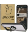 Etui s úchopem na prst Bizon Case Hybrid Ring pro Xiaomi Redmi 13 4G kouřové s černým rámečkem