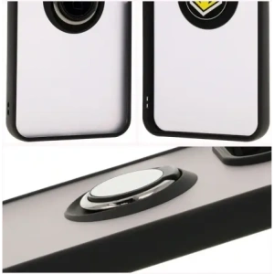 Hurtownia GSM - Bizon Case Hybrid Ring Xiaomi Redmi 13 4G fumuriu cu un cadru negru - BIZ6956 - {ean13} - Hurt