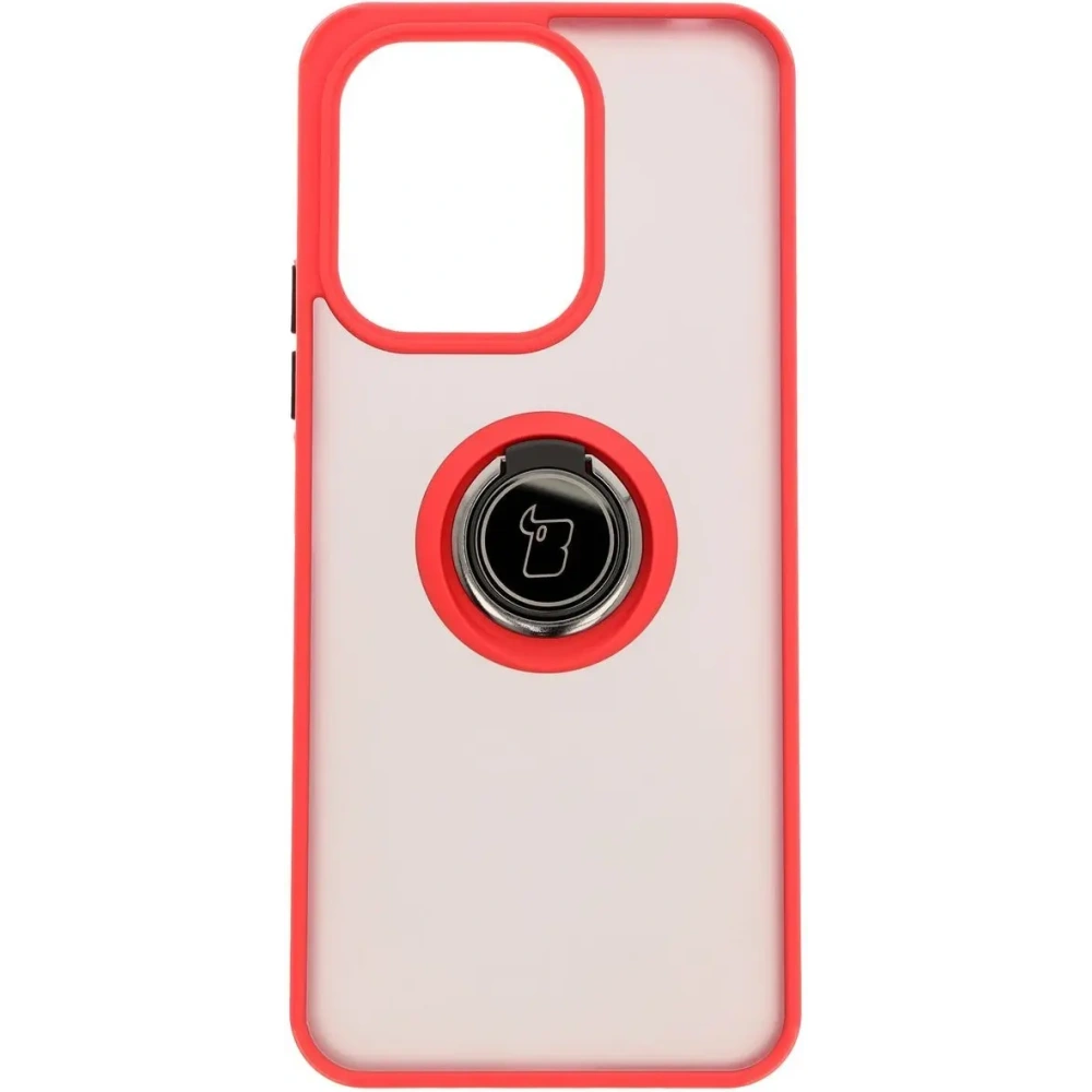 Hurtownia GSM - Bizon Case Hybrid Ring Xiaomi Redmi 13 4G rauchig mit einem roten Rahmen - BIZ6957 - {ean13} - Hurt