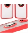 Hurtownia GSM - Bizon Case Hybrid Ring Xiaomi Redmi 13 4G rauchig mit einem roten Rahmen - BIZ6957 - {ean13} - Hurt