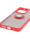 Hurtownia GSM - Bizon Case Hybrid Ring Xiaomi Redmi 13 4G rauchig mit einem roten Rahmen - BIZ6957 - {ean13} - Hurt