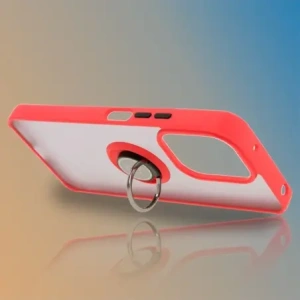 Hurtownia GSM - Bizon Case Hybrid Ring Xiaomi Redmi 13 4G fumuriu cu un cadru roșu - BIZ6957 - {ean13} - Hurt