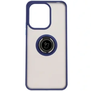 Hurtownia GSM - Bizon Case Hybrid Ring Xiaomi Redmi 13 4G fumurii cu un cadru albastru închis - BIZ6958 - {ean13} - Hurt