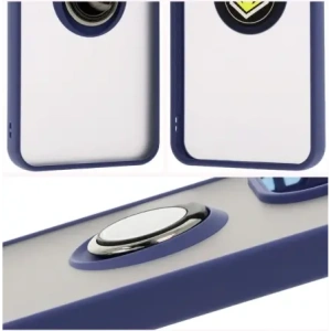 Hurtownia GSM - Bizon Case Hybrid Ring Xiaomi Redmi 13 4G füstös színű, tengerészkék kerettel - BIZ6958 - {ean13} - Hurt