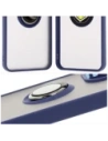 Hurtownia GSM - Bizon Case Hybrid Ring Xiaomi Redmi 13 4G rauchig mit einem marineblauen Rahmen - BIZ6958 - {ean13} - Hurt