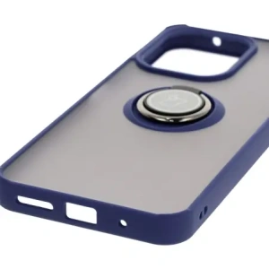 Hurtownia GSM - Bizon Case Hybrid Ring Xiaomi Redmi 13 4G fumurii cu un cadru albastru închis - BIZ6958 - {ean13} - Hurt