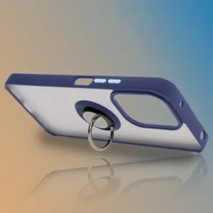Hurtownia GSM - Bizon Case Hybrid Ring Xiaomi Redmi 13 4G fumurii cu un cadru albastru închis - BIZ6958 - {ean13} - Hurt