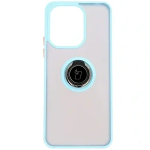 Hurtownia GSM - Bizon Case Hybrid Ring Xiaomi Redmi 13 4G fumuriu cu un cadru bleu deschis - BIZ6959 - {ean13} - Hurt