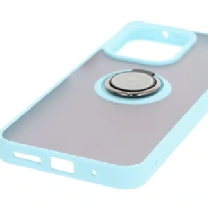 Hurtownia GSM - Bizon Case Hybrid Ring Xiaomi Redmi 13 4G fumuriu cu un cadru bleu deschis - BIZ6959 - {ean13} - Hurt