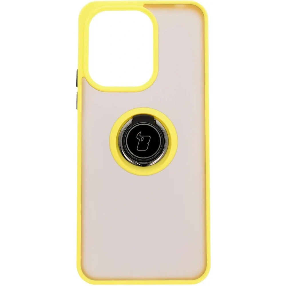 Hurtownia GSM - Bizon Case Hybrid Gyűrű Xiaomi Redmi 13 4G füstös sárga kerettel - BIZ6960 - {ean13} - Hurt