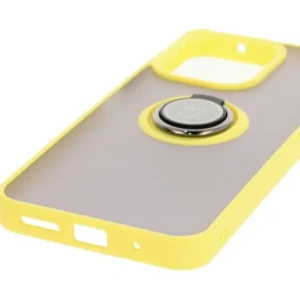 Hurtownia GSM - Bizon Case Hybrid Ring Xiaomi Redmi 13 4G fumuriu cu un cadru galben - BIZ6960 - {ean13} - Hurt