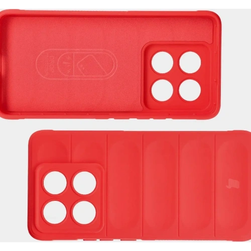 Pancerne etui Bizon Case Tur do Xiaomi 14T Pro czerwone