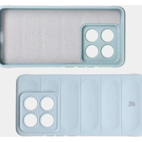 Pancerne etui Bizon Case Tur do Xiaomi 14T Pro jasnoniebieskie