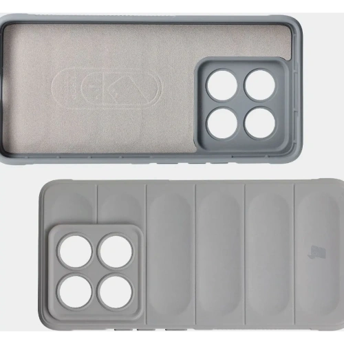 Pancerne etui Bizon Case Tur do Xiaomi 14T Pro jasnoszare