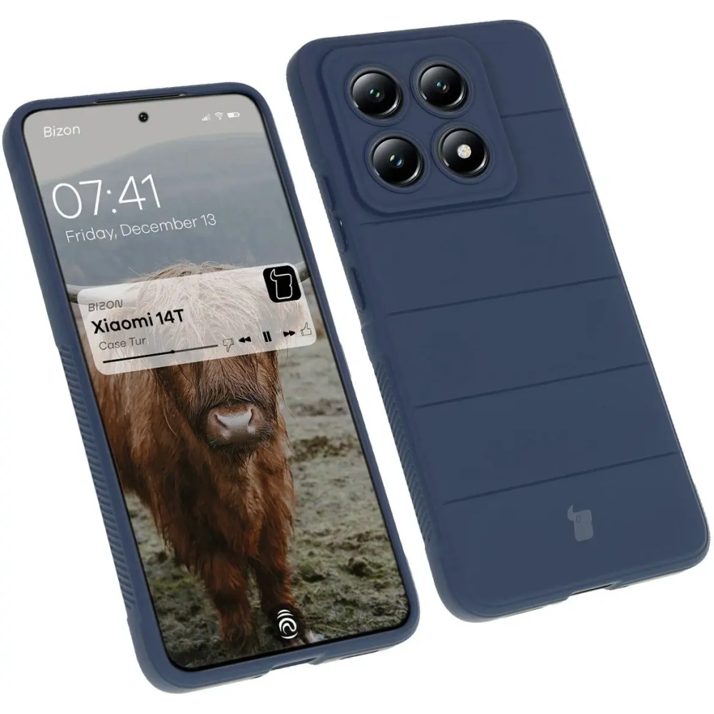 Hurtownia GSM - Pancerne etui Bizon Case Tur do Xiaomi 14T granatowe - BIZ6967 - {ean13} - Hurt