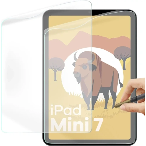 Folia imitująca papier Bizon Film Tab Papirus do iPad Mini 7 gen. 2024 / iPad Mini 6 gen. 2021 [2 PACK]