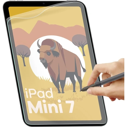 Folia imitująca papier Bizon Film Tab Papirus do iPad Mini 7 gen. 2024 / iPad Mini 6 gen. 2021 [2 PACK]