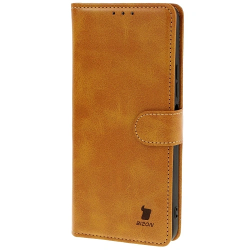 Etui z klapką Bizon Case Pocket do Xiaomi Redmi 13 4G brązowe