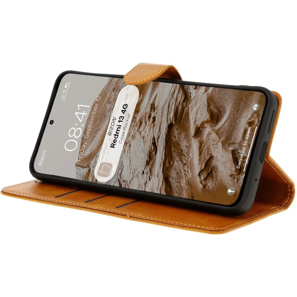 Hurtownia GSM - Bizon Case Tasche Xiaomi Redmi 13 4G braun - BIZ6976 - {ean13} - Hurt