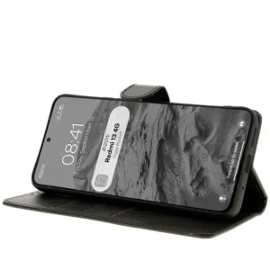 Hurtownia GSM - Etui z klapką Bizon Case Pocket do Xiaomi Redmi 13 4G czarne - BIZ6977 - {ean13} - Hurt