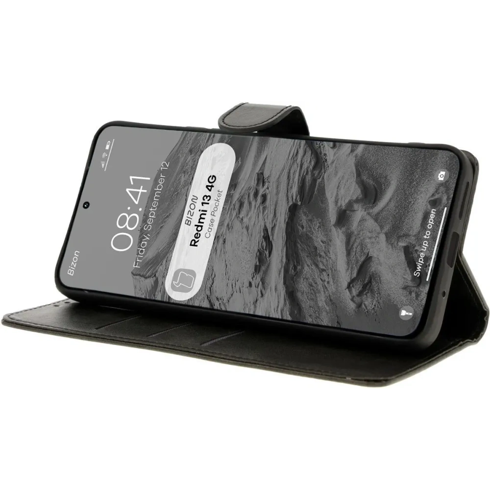Hurtownia GSM - Bizon Case Pocket Xiaomi Redmi 13 4G fekete - BIZ6977 - {ean13} - Hurt