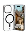 Bizon Case Marco Apple iPhone 15 Pro átlátszó fekete kerettel