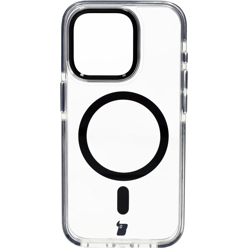 Wholesale Bizon Case Marco Apple iPhone 15 Pro clear with black frame - BIZ6980 - {ean13} - Hurt