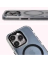 Hurtownia GSM - Etui s magnetickým kroužkem Bizon Case Marco pro Apple iPhone 15 Pro průhledné s černým rámečkem - BIZ6980 - {ean13} - Hurt