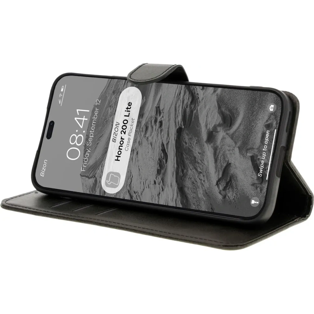 Hurtownia GSM - Etui z klapką Bizon Case Pocket do Honor 200 Lite czarne - BIZ6983 - {ean13} - Hurt