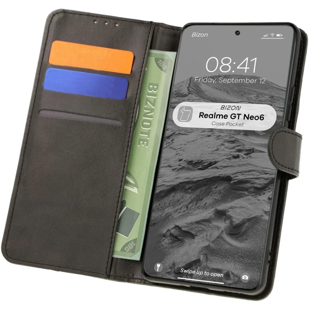 Hurtownia GSM - Bizon Case Tasche Realme GT 6 / 6T / Neo 6 / Neo 6 SE schwarz - BIZ6989 - {ean13} - Hurt