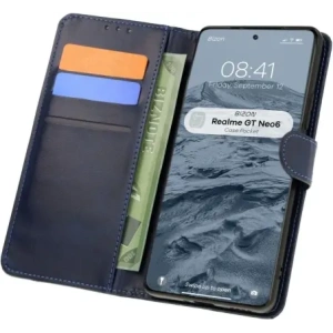 Hurtownia GSM - Etui s klopou Bizon Case Pocket pro Realme GT 6 / 6T / Neo 6 / Neo 6 SE modré - BIZ6990 - {ean13} - Hurt