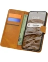 Etui s klopou Bizon Case Pocket pro Xiaomi 14T hnědé