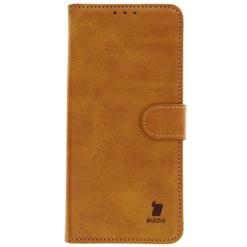 Etui z klapką Bizon Case Pocket do Xiaomi 14T brązowe