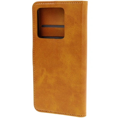 Etui z klapką Bizon Case Pocket do Xiaomi 14T brązowe