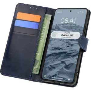 Hurtownia GSM - Bizon tok zseb Xiaomi 14T tengerészkék - BIZ6993 - {ean13} - Hurt