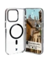 Bizon Case Marco Apple iPhone 15 Pro Max transparent cu cadru negru