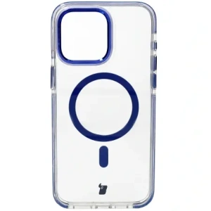 Hurtownia GSM - Bizon Case Marco Apple iPhone 15 Pro Max klar mit blauem Rahmen - BIZ6998 - {ean13} - Hurt