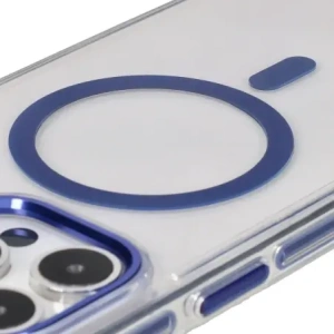 Hurtownia GSM - Bizon Case Marco Apple iPhone 15 Pro Max klar mit blauem Rahmen - BIZ6998 - {ean13} - Hurt