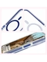 Hurtownia GSM - Bizon Case Marco Apple iPhone 15 Pro Max transparent cu cadru albastru - BIZ6998 - {ean13} - Hurt