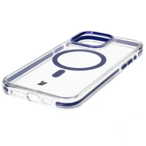 Wholesale Bizon Case Marco Apple iPhone 15 Pro Max clear with blue frame - BIZ6998 - {ean13} - Hurt