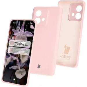 Hurtownia GSM - Bizon Soft Case Motorola Edge 40 Neo roz pudră - BIZ7000 - {ean13} - Hurt