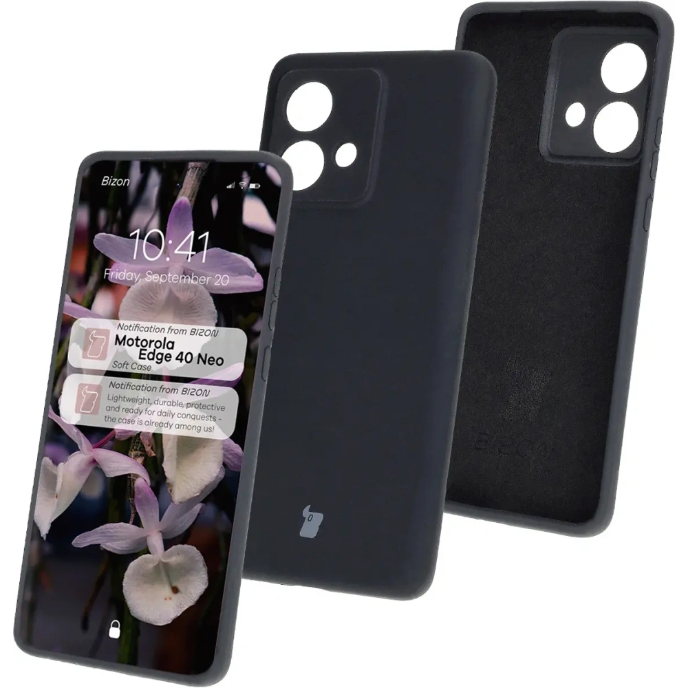 Hurtownia GSM - Silikonové pouzdro Bizon Soft Case pro Motorola Edge 40 Neo černé - BIZ7002 - {ean13} - Hurt