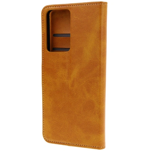 Etui z klapką Bizon Case Pocket do Motorola Moto G85 5G brązowe