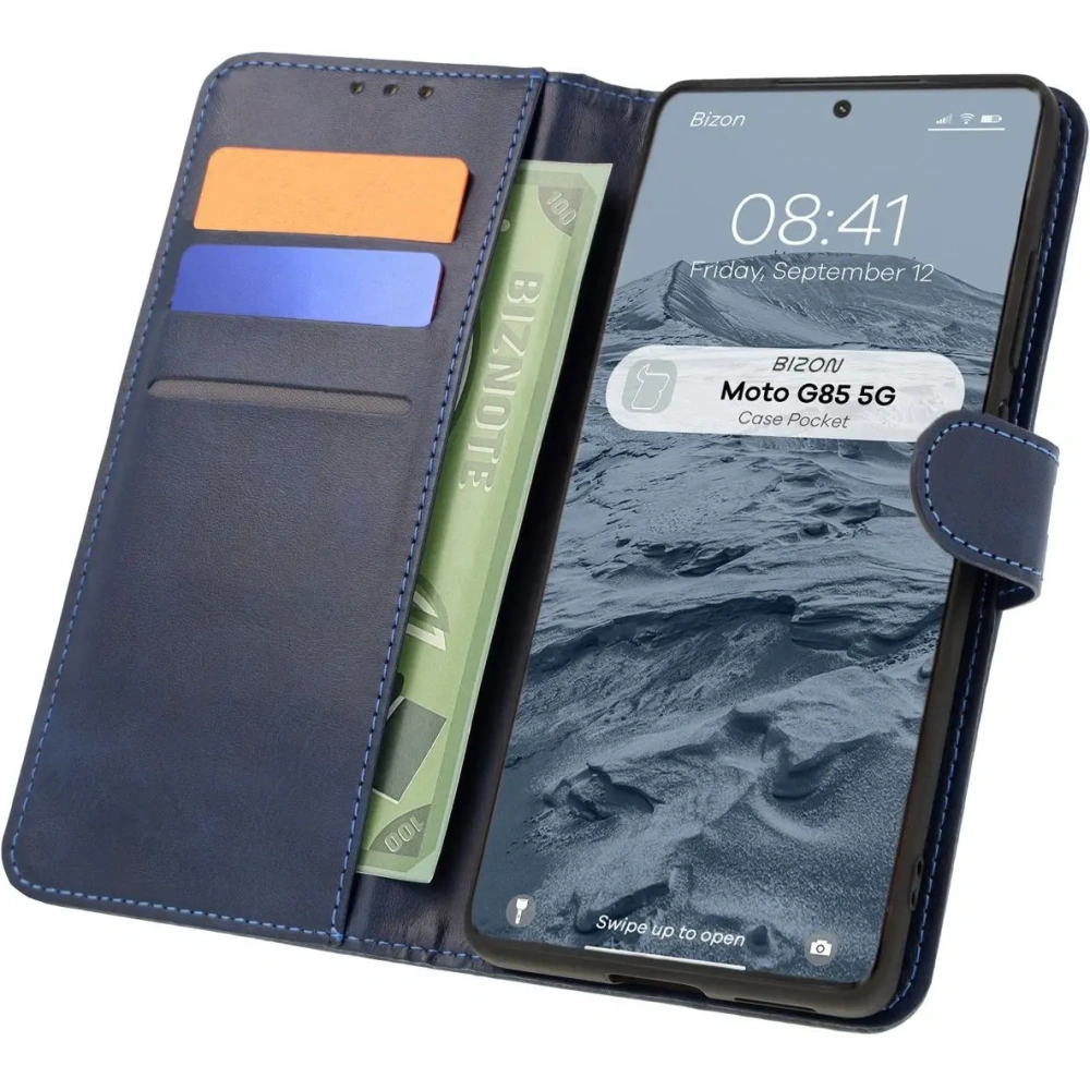 Hurtownia GSM - Bizon Case Pocket Motorola Moto G85 5G marineblau - BIZ7008 - {ean13} - Hurt
