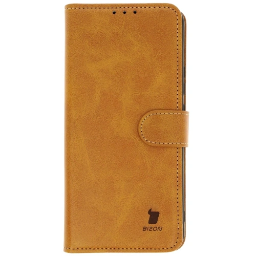 Etui z klapką Bizon Case Pocket do Realme 12+ brązowe
