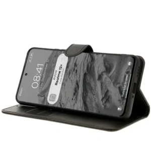 Hurtownia GSM - Etui z klapką Bizon Case Pocket do Realme 12+ czarne - BIZ7010 - {ean13} - Hurt