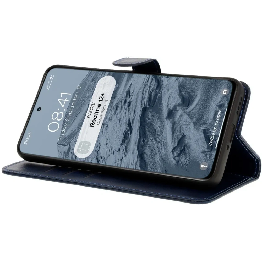 Hurtownia GSM - Bizon Case Pocket Realme 12+ tengerészkék - BIZ7011 - {ean13} - Hurt
